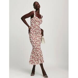 BNWT Reformation Irisa Dress Cheesecake Maxi Size 12